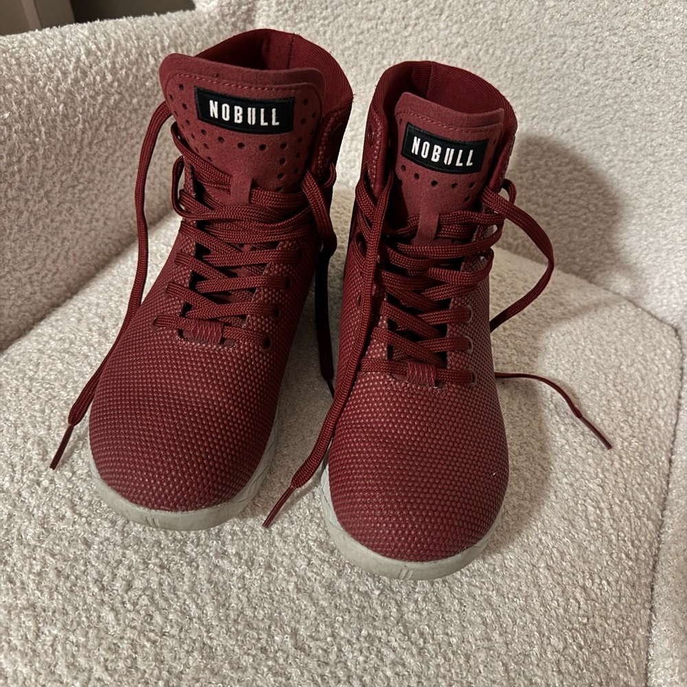 NOBULL Maroon High-Top Sneakers